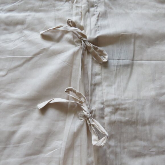 Large Quilted Patchwork Stripes Standard Pillow Case The Company Store Old Stock - Picture 8 of 16